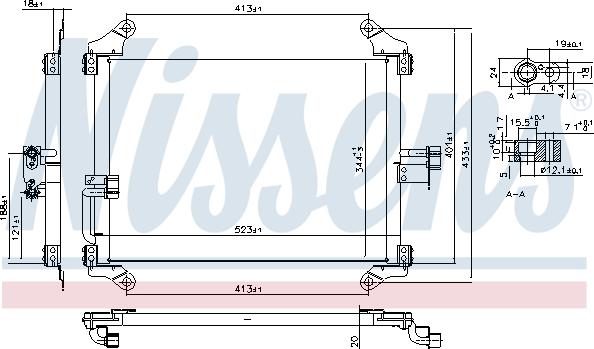 Nissens 94700 - Lauhdutin, ilmastointilaite inparts.fi