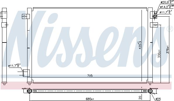 Nissens 94717 - Lauhdutin, ilmastointilaite inparts.fi