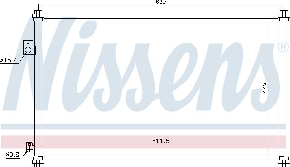 Nissens 94733 - Lauhdutin, ilmastointilaite inparts.fi