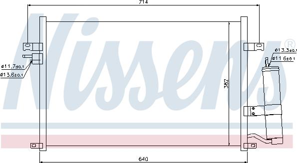 Nissens  94725 - Lauhdutin, ilmastointilaite inparts.fi