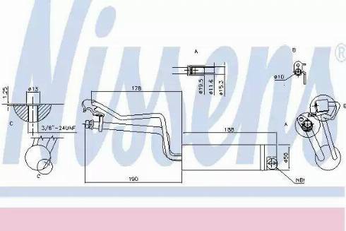 Nissens 95495 - Kuivain, ilmastointilaite inparts.fi