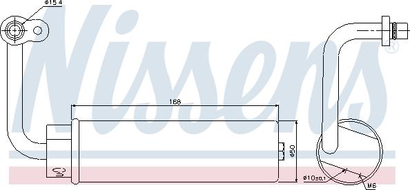 Nissens 95445 - Kuivain, ilmastointilaite inparts.fi