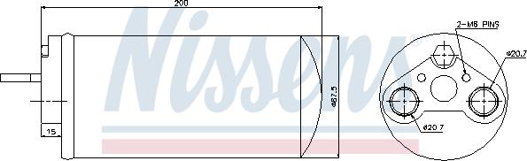 Nissens 95461 - Kuivain, ilmastointilaite inparts.fi