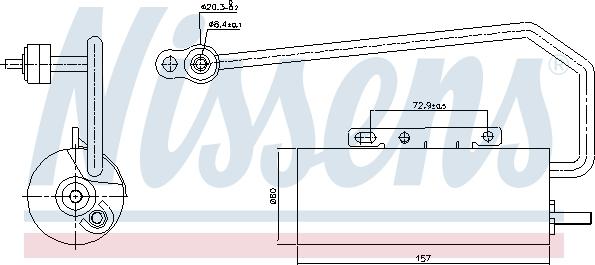 Nissens 95409 - Kuivain, ilmastointilaite inparts.fi