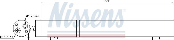 Nissens 95487 - Kuivain, ilmastointilaite inparts.fi