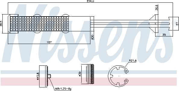 Nissens 95605 - Kuivain, ilmastointilaite inparts.fi