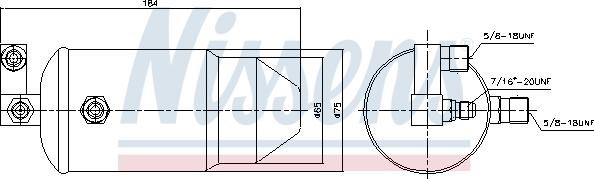 Nissens 95010 - Kuivain, ilmastointilaite inparts.fi