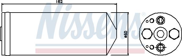 Nissens 95345 - Kuivain, ilmastointilaite inparts.fi