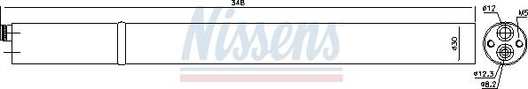 Nissens 95366 - Kuivain, ilmastointilaite inparts.fi