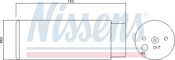 Nissens 95380 - Kuivain, ilmastointilaite inparts.fi