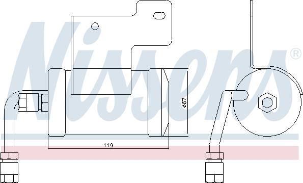 Nissens 95382 - Kuivain, ilmastointilaite inparts.fi