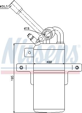 Nissens 95331 - Kuivain, ilmastointilaite inparts.fi