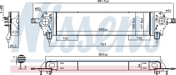 Nissens 96580 - Välijäähdytin inparts.fi