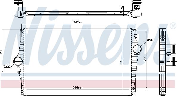 Nissens 96601 - Välijäähdytin inparts.fi