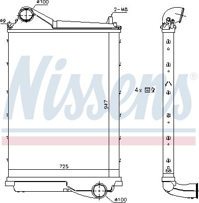 Nissens 961185 - Välijäähdytin inparts.fi