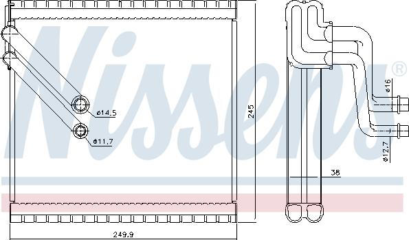 Nissens 92409 - Höyrystin, ilmastointilaite inparts.fi