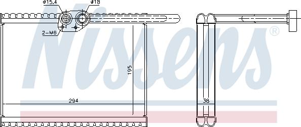 Nissens 92324 - Höyrystin, ilmastointilaite inparts.fi