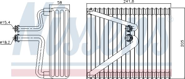 Nissens 92206 - Höyrystin, ilmastointilaite inparts.fi