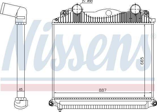 Nissens 97049 - Välijäähdytin inparts.fi