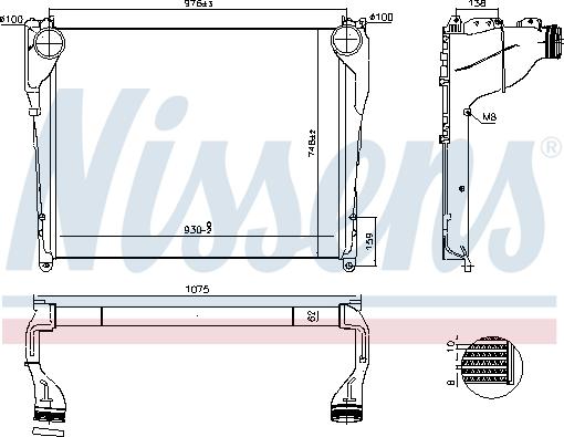 Nissens 97081 - Välijäähdytin inparts.fi