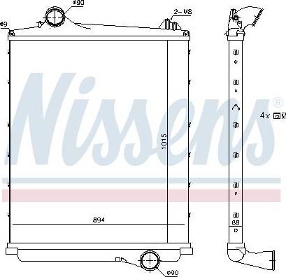 Nissens 97088 - Välijäähdytin inparts.fi