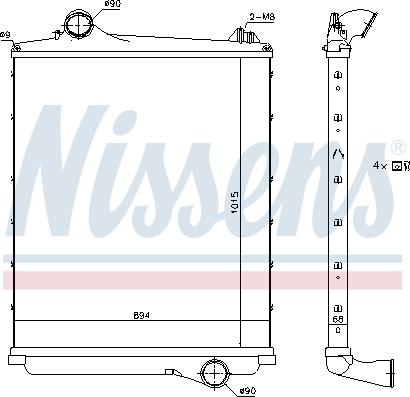 Nissens 97082 - Välijäähdytin inparts.fi