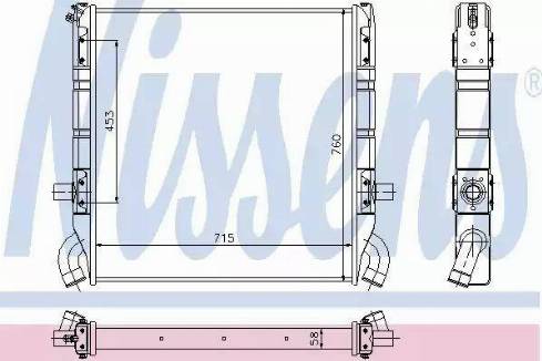 Nissens 64070 - Jäähdytin,moottorin jäähdytys inparts.fi