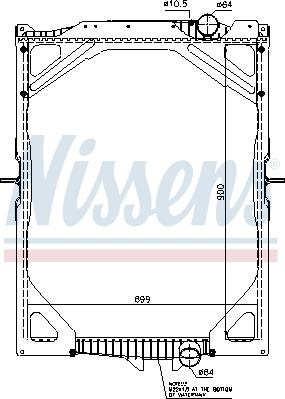 Nissens 65463A - Jäähdytin,moottorin jäähdytys inparts.fi