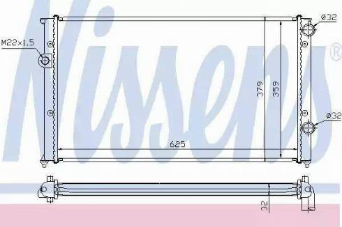 Nissens 65243A - Jäähdytin,moottorin jäähdytys inparts.fi