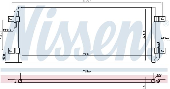 Nissens 606912 - Öljynjäähdytin, autom. vaihteisto inparts.fi