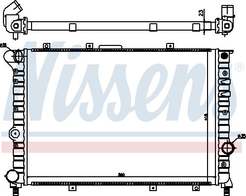 Nissens 697312 - Jäähdytin,moottorin jäähdytys inparts.fi