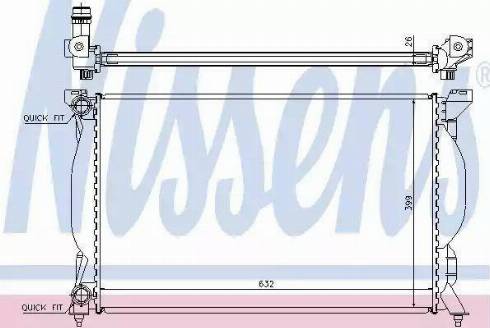 Nissens 60304 - Jäähdytin,moottorin jäähdytys inparts.fi