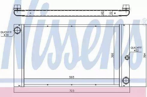 Nissens 60773 - Jäähdytin,moottorin jäähdytys inparts.fi