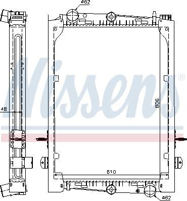 Nissens 61440A - Jäähdytin,moottorin jäähdytys inparts.fi