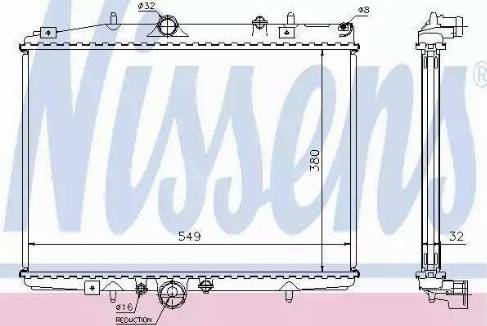 Nissens 61292 - Jäähdytin,moottorin jäähdytys inparts.fi