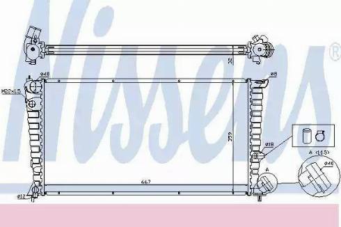 Nissens 63508A - Jäähdytin,moottorin jäähdytys inparts.fi