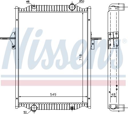 Nissens 63782A - Jäähdytin,moottorin jäähdytys inparts.fi