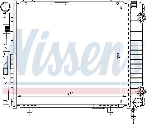 Nissens 62556 - Jäähdytin,moottorin jäähdytys inparts.fi