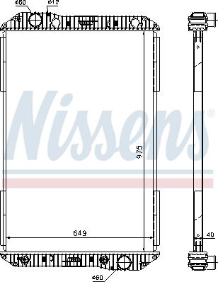 Nissens 625710 - Jäähdytin,moottorin jäähdytys inparts.fi