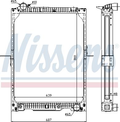 Nissens 62646A - Jäähdytin,moottorin jäähdytys inparts.fi