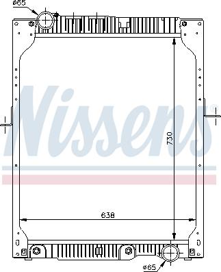 Nissens 62643A - Jäähdytin,moottorin jäähdytys inparts.fi