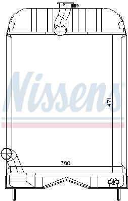 Nissens 62253 - Jäähdytin,moottorin jäähdytys inparts.fi