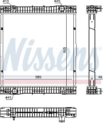 Nissens 67184 - Jäähdytin,moottorin jäähdytys inparts.fi