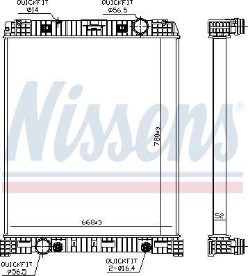 Nissens 67179 - Jäähdytin,moottorin jäähdytys inparts.fi