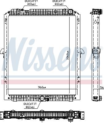 Nissens 67176 - Jäähdytin,moottorin jäähdytys inparts.fi