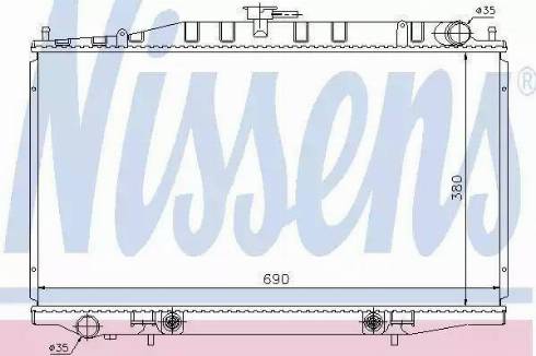 Nissens 67355 - Jäähdytin,moottorin jäähdytys inparts.fi