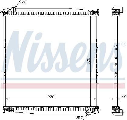 Nissens 67282 - Jäähdytin,moottorin jäähdytys inparts.fi