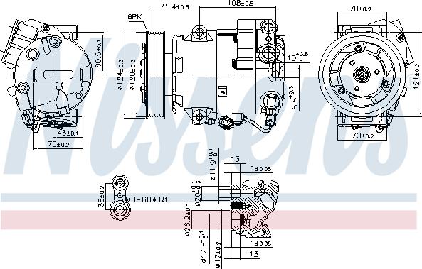 Nissens 89425 - Kompressori, ilmastointilaite inparts.fi