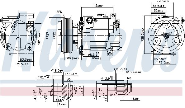 Nissens 89549 - Kompressori, ilmastointilaite inparts.fi