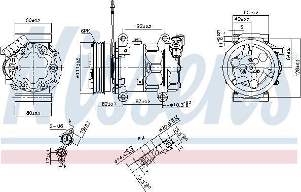 Nissens 89589 - Kompressori, ilmastointilaite inparts.fi